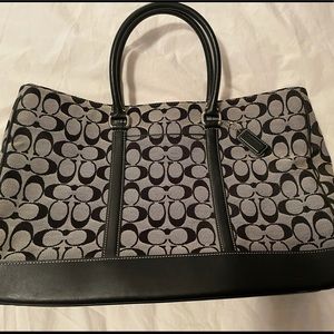 Vintage Coach Black Briefcase